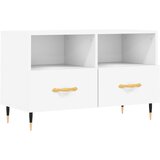 Maison Chic TV omarica - TV stojalo - Televizijska omarica bela 80x36x50 cm inženirski les, (21699809) Cene