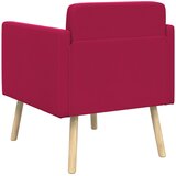  Ukrasna fotelja Vinska crvena Baršun | shoptok.hr