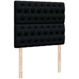 vidaXL Krevet box spring s madracem crni 120 x 190 cm od tkanine | shoptok.hr