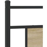  Posteljni okvir brez vzmetnice sonoma hrast 107x203 cm inž. les, (21829545) | Shoptok.si