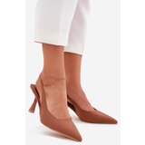 Boto Women's Stiletto Sandals Camel Lunira | Shoptok.si