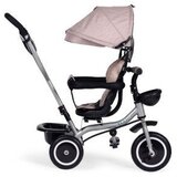 ECO TOYS WQL-066-52 – Dječja kolica/tricikl 2 u 1 s rotirajućim sjedalom 360°, roditeljskom ručkom i sklopivom tendom, bež | shoptok.hr