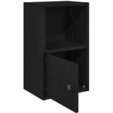  Regal za knjige crni hrasta 31x24x52 cm od konstruiranog drva | Eponuda.ba