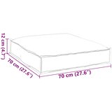  Jastuk Vinska crvena 70 x 70 x 12 cm Oxford tkanina | shoptok.hr