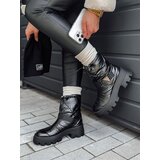 DStreet Botki damskie WINTERLINE a'la śniegowce czarne | Shoptok.si