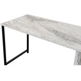 Hanah home Dupli stilski radni sto Freesia Marble, 240 x 74 x 60 cm, Crni | Eponuda.ba
