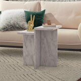 CosmoLiving by Cosmopolitan Bela mizica v marmornem dekorju 56x56 cm Brielle – | Shoptok.si