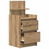  Noćni ormarići s 2 ladice 2 kom artisan hrast 38x34x80 cm | shoptok.hr