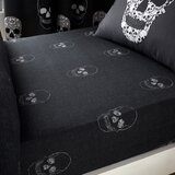 Catherine Lansfield Temno siva napenjalna enojna otroška rjuha 90x190 cm Skulls – | Shoptok.si