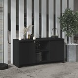 TV ormarić crni 102 x 37,5 x 52,5 cm od iverice | shoptok.hr