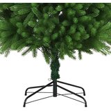 vidaXL Božično drevo med 300 LED z stojalom Zelena 240 cm PE | Shoptok.si