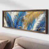 WALLXPERT LAC014-120 Multicolor Decorative Framed MDF Painting | Eponuda.com
