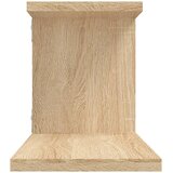  Zidna TV polica boja hrasta 125 x 18 x 23 cm konstruirano drvo | Eponuda.com