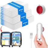 VACBIRD 12x Vakuumske vrečke za oblačila z USB črpalko | Shoptok.si