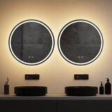 REA Bath Stensko ogledalo LED 50cm MMJ BRUSH SILVER | Shoptok.si