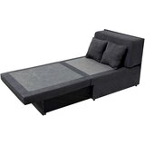 CARRYHOME FOTELJ S FUNKCIJO LEŽIŠČA, siva tekstil | Shoptok.si