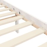  Okvir kreveta s uzglavljem bijeli 90 x 190 cm od masivnog drva | shoptok.hr