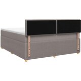  Boxspring krevet s madracem Sivosmeđa 140 x 190 cm Tkanina | shoptok.hr