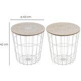 Casa Selección Okrugli pomoćni stolići u setu 2 kom ø 40 cm – | shoptok.hr