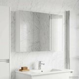  Kopalniška ogledalna omara Bela 103,5 x 15,5 x 70 cm, (5000233012) | Shoptok.si