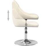 vidaXL Okretne blagovaonske stolice 4 kom krem baršunaste | shoptok.hr