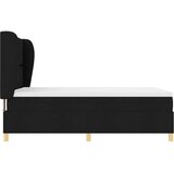  Box Spring postelja z vzmetnico Črna 160x200 cm Tkanina, (22051753) | Shoptok.si