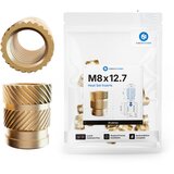 CNC Kitchen Threaded Inserts M8 Standard, M8 x 12.7 (20 pcs) Cene