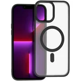 Mag Cover ovitek, združljiv z MagSafe za iPhone 13 Pro Max črn