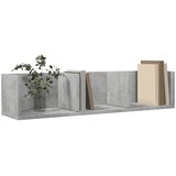  Zidni ormarići 2 kom boja siva betona 75x18x16,5 cm drveni | shoptok.hr