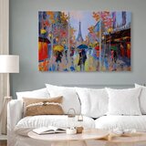  Slika - Rainy Paris 120x80 Na talijanskom platnu | shoptok.hr