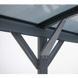 WESTMANN aluminijska nadstrešnica za automobile s okruglim lukom Bergen 15 m2 (3x5 m) | BRANDED IN GERMANY | shoptok.hr