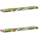  Jastučići za klupe - 2 dijela VUGHT 2 pcs 100% poliester Šareni | shoptok.hr