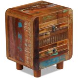  Noćni ormarić od masivnog obnovljenog drva 43 x 33 x 51 cm | shoptok.hr