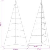  Metalna božićna jelka KUOPIO 140 cm Čelik Zlatno Slike