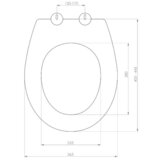 Linni daska STANDARD soft close SLIM | ePonuda.com