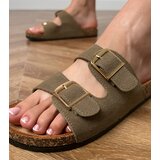 D/CEO Green cork-soled sandals with buckles Cloud | ePonuda.com
