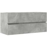 vidaXL Omarica za umivalnik betonsko siva 100x38,5x45 cm iverna plošča | Shoptok.si