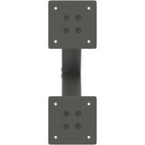  Noge za klubsko mizico v obliki črke X, 2 kosa, antracitne, 30 x (30-31) cm, jeklo | Shoptok.si