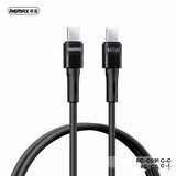 Remax Usb kabl Leya RC-C091 Type-C na Type-C 65W PD Fast Charging crni Cene
