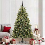  Umjetno Drvo za Božić s Šišarkama Zelena 210 cm | shoptok.hr
