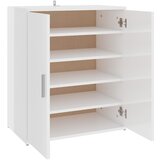 Maison Chic Omarica za obutev - Kopa za čevlje visok sijaj bela 60x35x70 cm iverna plošča, (21778137) | Shoptok.si