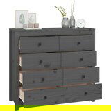  TV omarica siva 100x40x90 cm trdna borovina, (20654912) | Shoptok.si