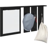  Vješalica za kapute na zidu Crni hrast 85 x 10 x 45 cm | shoptok.hr