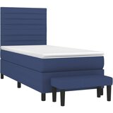  s oprugama i madracem plavi 80x200 cm od tkanine | shoptok.hr