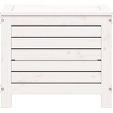  Vrtni tabure bijeli 62 x 31,5 x 52 cm od masivne borovine | shoptok.hr