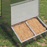  Hranilica za svinje Srebrno 82 x 51 x 91,5 cm Cinkani čelik | shoptok.hr