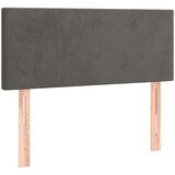 Box spring krevet s madracem tamnosivi 90x200 cm baršunasti | shoptok.hr