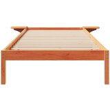  Posteljni okvir s stranskimi omaricami Voskast rjav 80 x 220 cm, (5000084110) | Shoptok.si