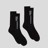 Karl Lagerfeld ESSENTIAL LOGO SOCKS SET Crna | shoptok.hr