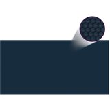  Plutajući PE solarni pokrov za bazen 549 x 274 cm crno-plavi | shoptok.hr